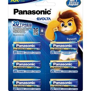 Panasonic Evolta Alkaline 1.5V AA Batteries