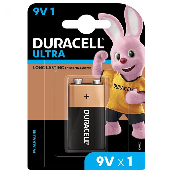 Duracell Ultra Alkaline 9V Battery(Pack of 1Pcs)