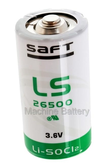 SAFT LS26500 C Size 3.6V Lithium Thionyl Chloride Battery – Machine ...