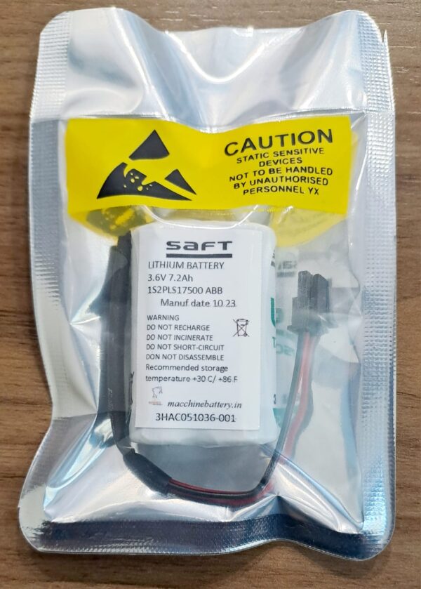 1PC NEW SAFT 3HAC051036-001 3.6V 7.2Ah Battery Power Supply for ABB Robot IRB120